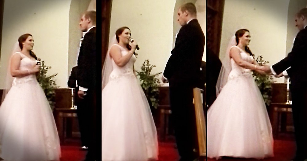 This Bride Had The Best Surprise For Her Groom at the Altar. When You Hear It, You'll Say HALLELUJAH
