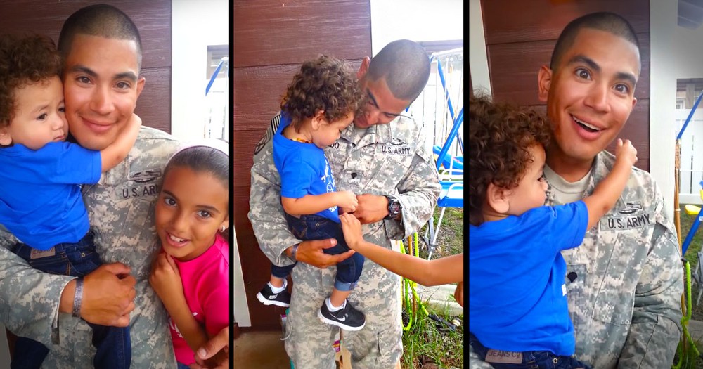 This Soldier Was So Thrilled To Be Home, He Completely Missed The Surprise! Just Wait For It!