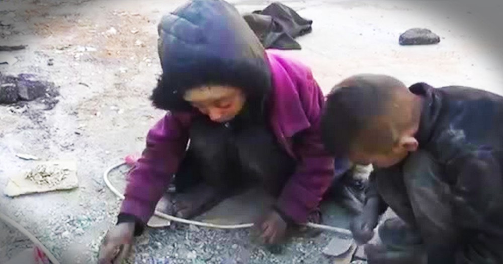 What These Poor Children Are Doing Will Break Your Heart. What They Say at 2:27 Is Incredible. Whoa!