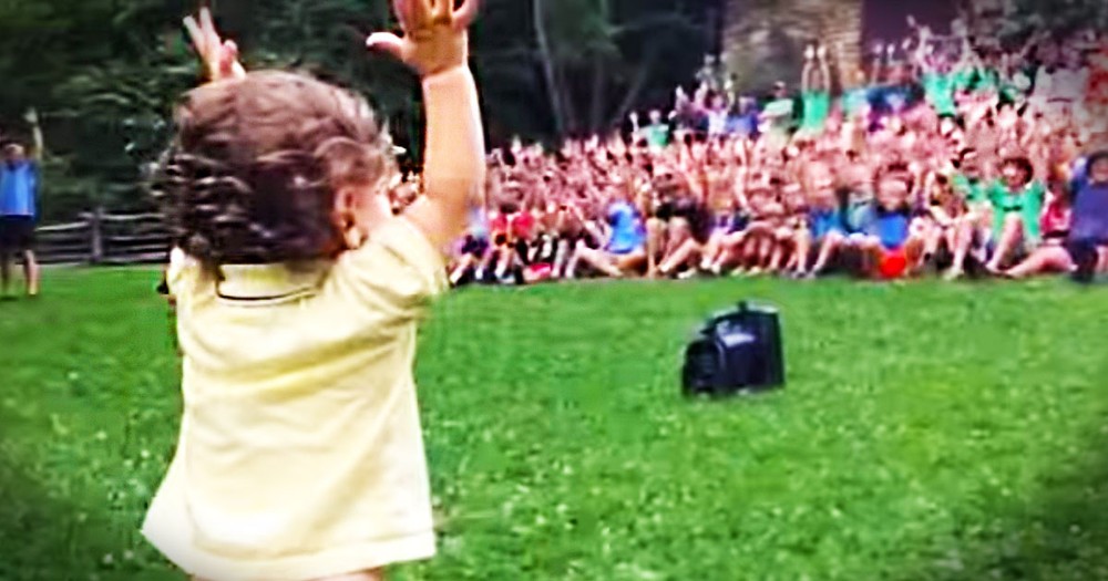 What Happens When A Toddler Is In Charge Of 500 Teenage Boys? THIS, And It's Adorable!