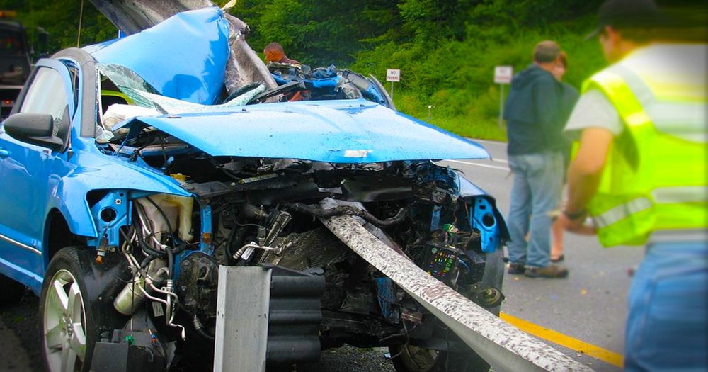 This Horrific Car Wreck Looks Deadly. But Divine Intervention Saved the Driver's Life! 