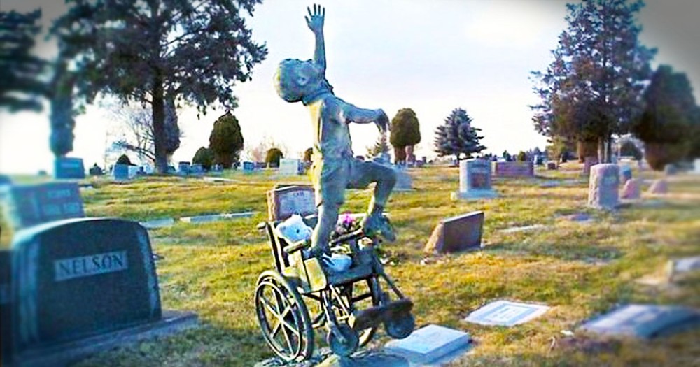 I Never Thought I'd Be Happy at a Cemetery Until I Saw What This Dad Did 