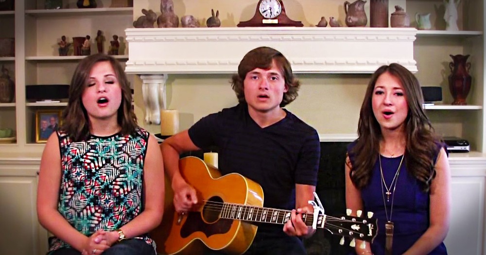 Talent Runs Deep In This Family. And Their Acoustic Hymn Will Completely Cover You In CHILLS!