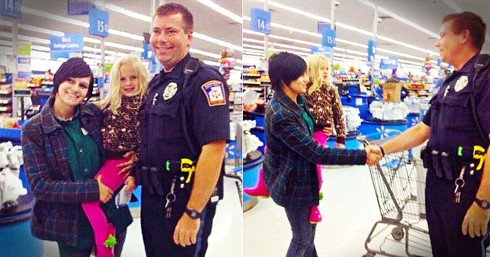 When A Mom Broke The Law, This Officer Broke The Rules To Help! Now EVERYONE'S Saying He's A Hero!