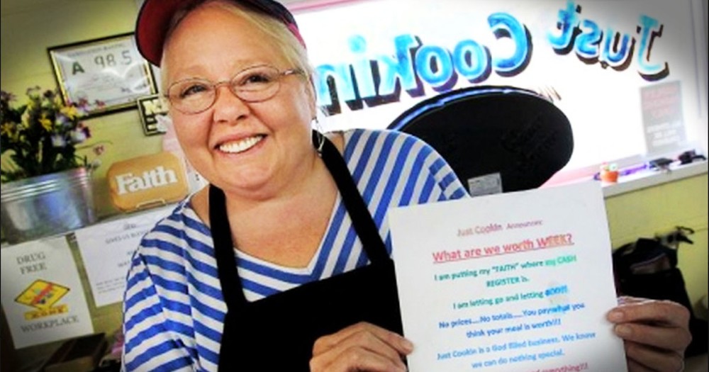 This Restaurant Owner Decided To Let God Run Her Business... Now She Doesn't Charge For Anything!