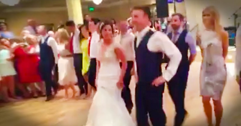 Irish Dancers Break Out A Flashmob At A Wedding