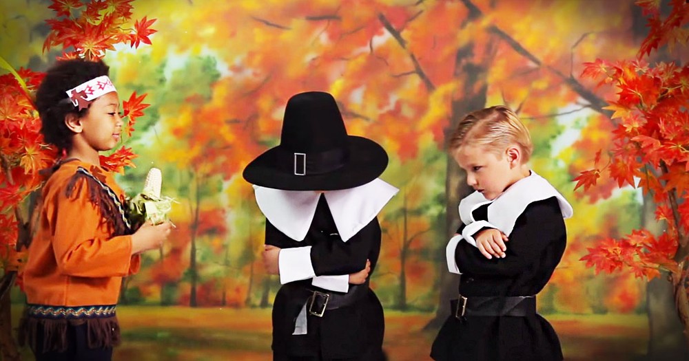 Funny Kids Tell The Story Of Thanksgiving...Kinda 