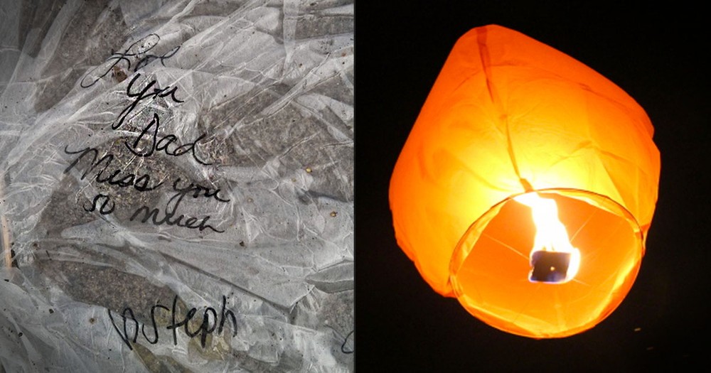 Christian Dad Responds To Sky Lantern Message From A Grieving Daughter