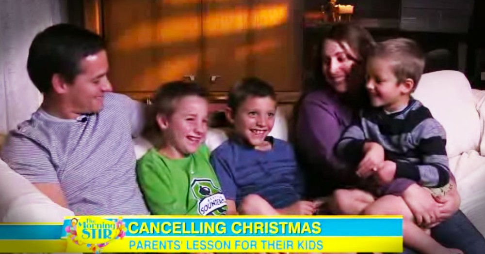Parents Cancel Christmas For Naughty Kids And Cause Quite A Stir