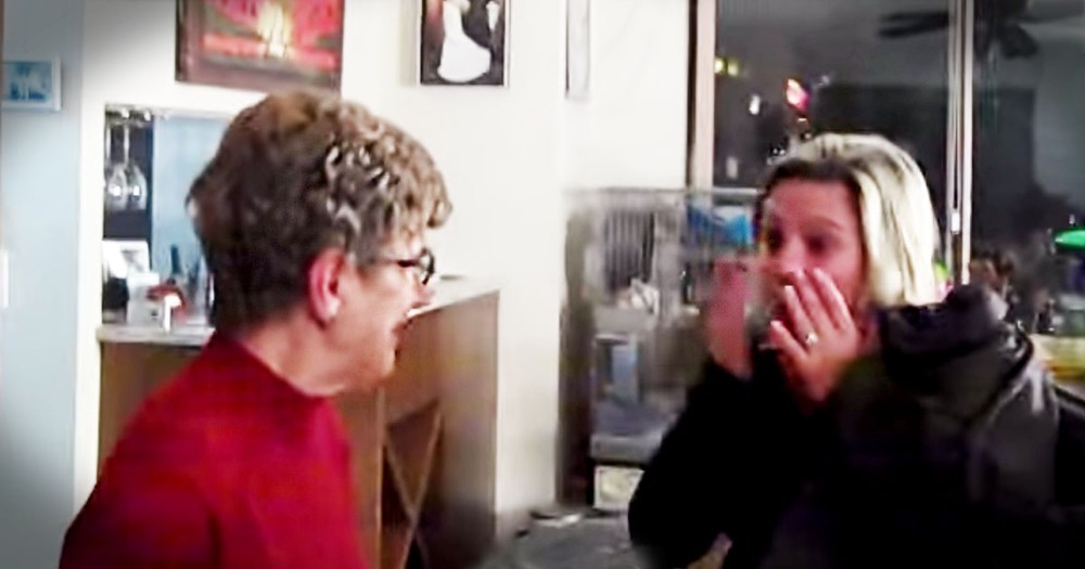 Husband Surprises His Wife With Amazing Christmas Gift...Her MOM!