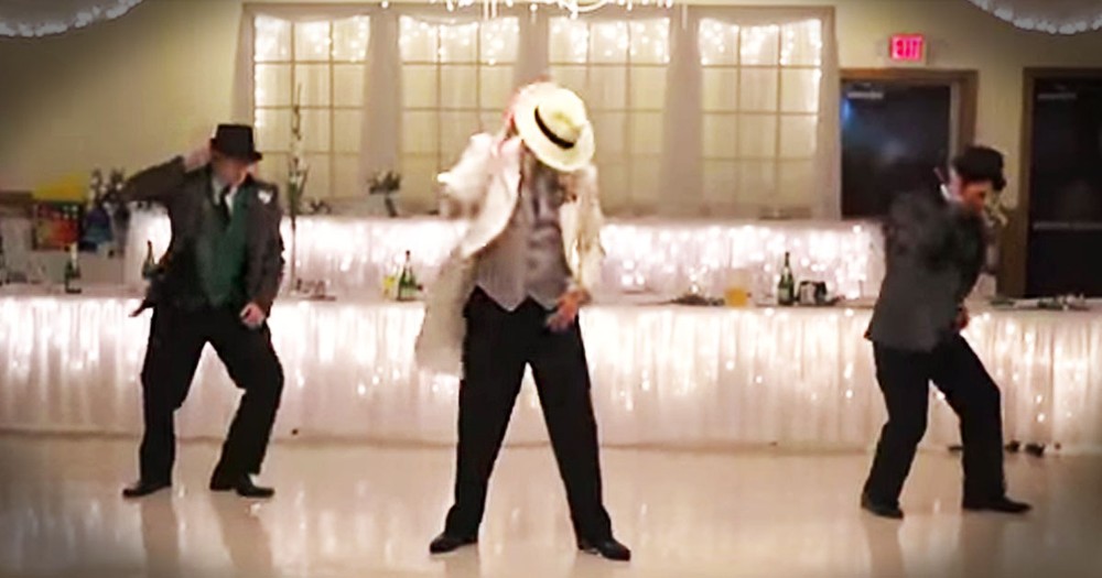 A Wedding Party Stuns Their Guests With a Surprise Dance - and It's Smooth