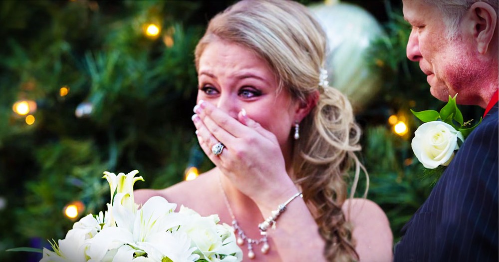 Woman Gets An AMAZING Surprise During Photo Shoot