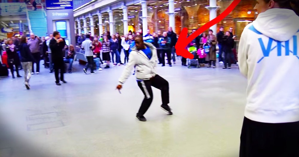 A Single Dancer Starts an Insane New Years Eve Flash Mob