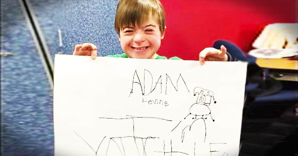 Little Boy With Down Syndrome Makes Adorable Video For Adam Levine