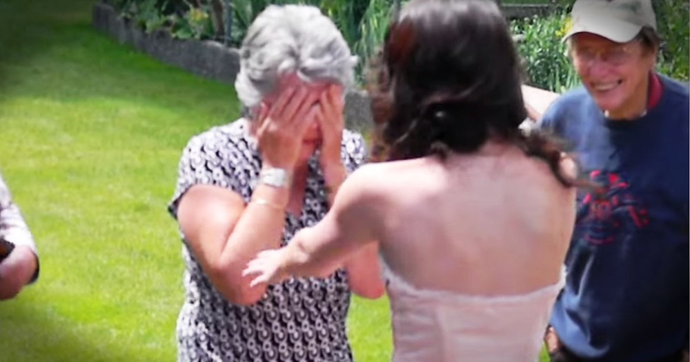 Granddaughter Wears Grandma's Dress To Prom
