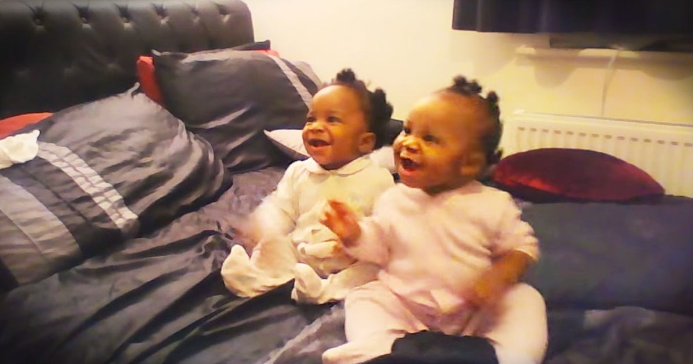 Twin Babies Crack Mom Up With THESE Dance Moves!