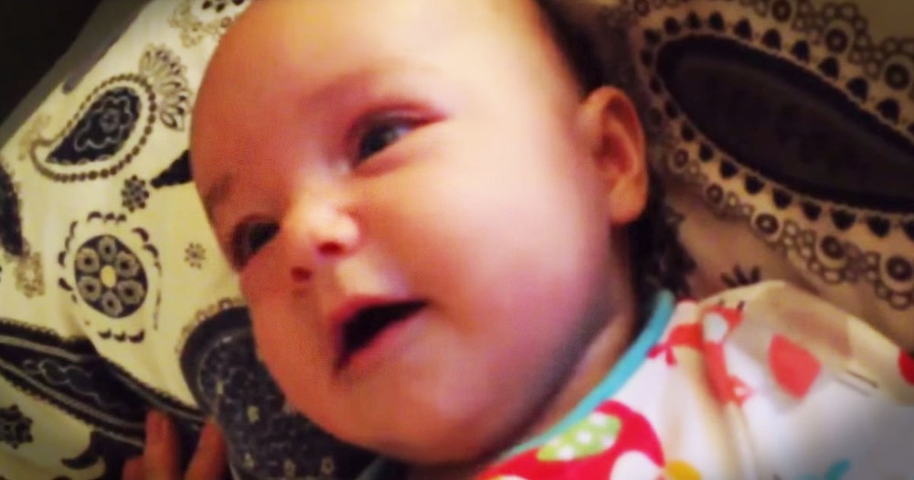 Baby Can't Help But Sing Along To 'Amazing Grace'--Aww!