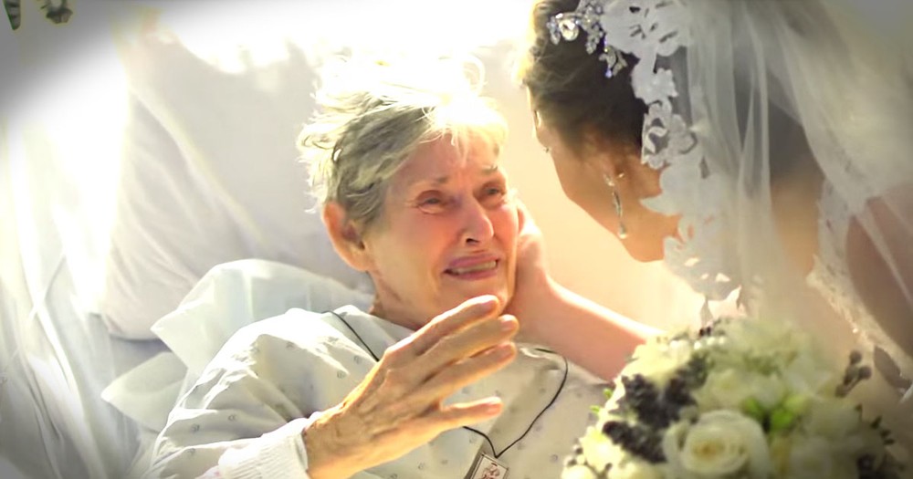 Bride Has Amazing Hospital Surprise For Grandma!
