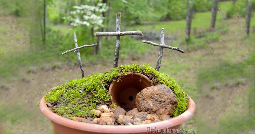 Simple Easter Garden DIY With POWERFUL Message!