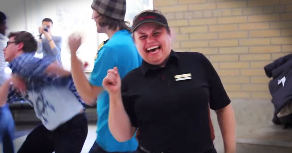Customers Surprise Deserving Cashier With Flash Mob And MORE!