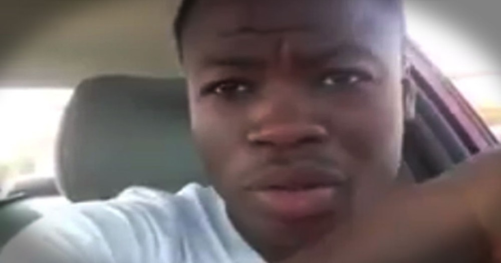 What He Does After Being Pulled Over By A White Officer--WHOA!