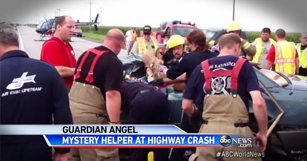 God Sent a Mysterious Angel to Pray with Victim of Terrible Car Crash