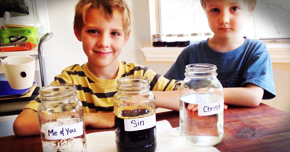 Mom Raises Her Boys Up Right With This Awesome 'Faith' Experiment!