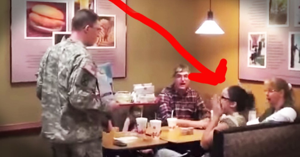 Now Serving,One Chick-Fil-A Soldier Surprise!