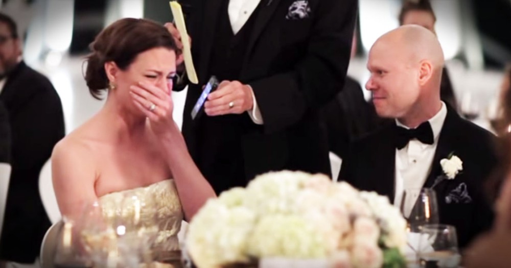 Her Grandpa Couldn't Come To Her Wedding, So He Did THIS - TEARS! 