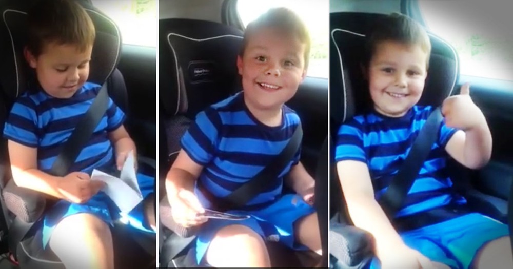 He Just Found Out He's Gonna Be A Big Brother And You NEED To See This!