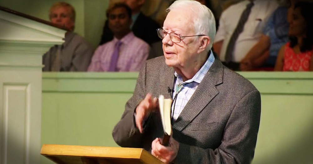 President Carter May Be Fighting For His Life, But He's Still Preaching The Gospel!