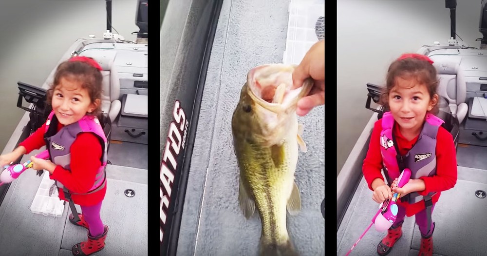 This Little Girl's Fishing Trip Is Unexpected And Adorable