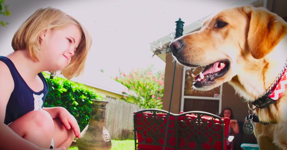 Find Out Why This Sweet Girl's Service Dog Is Different!