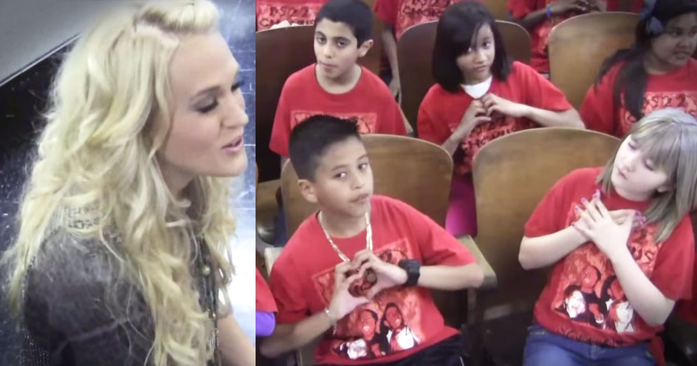Carrie Underwood Joins a Children's Choir for a Beautiful Song