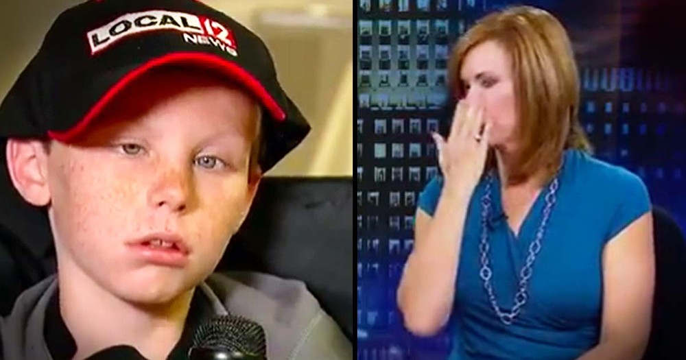 Anchors Cry On TV After Story Of Dying Little Boy Who Still Believes In Miracles