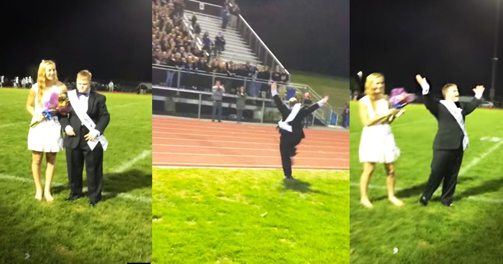 Homecoming King's Reaction To Winning Will Make Your Week