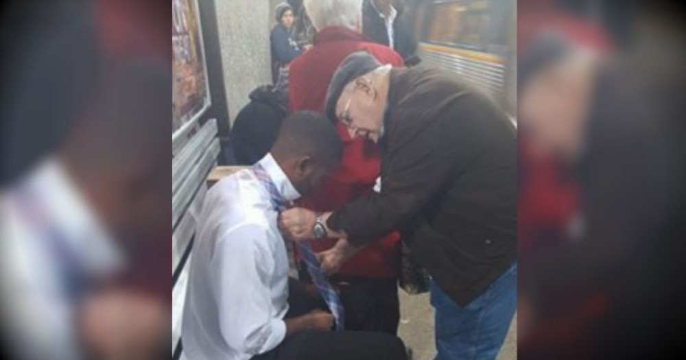 They Stopped To Help A Young Man. And It Restored My Faith In Humanity!