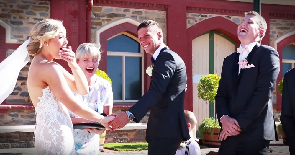 Ring Bearer Stopped The Ceremony For The Funniest Reason