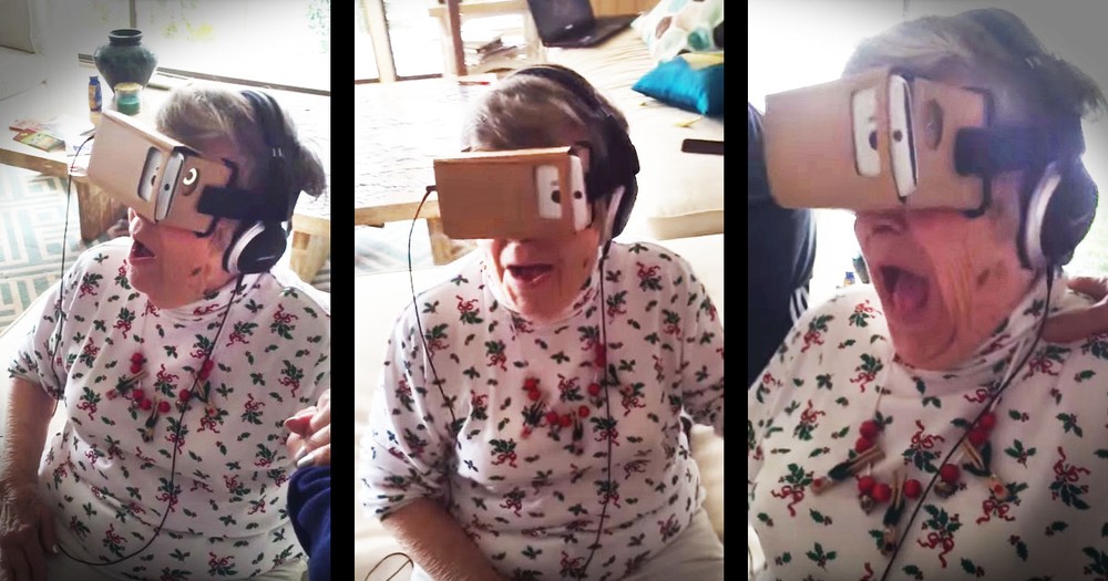 Granny's First Virtual Reality Experience Will Have You Cheering Along