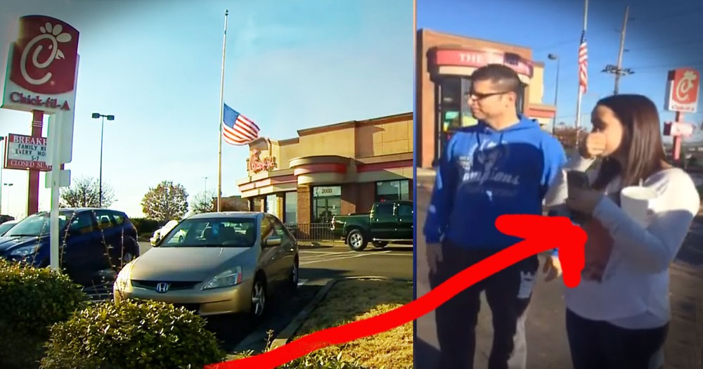 Her Car Caught Fire In A Chick-fil-A Parking Lot And How They Helped...WOW