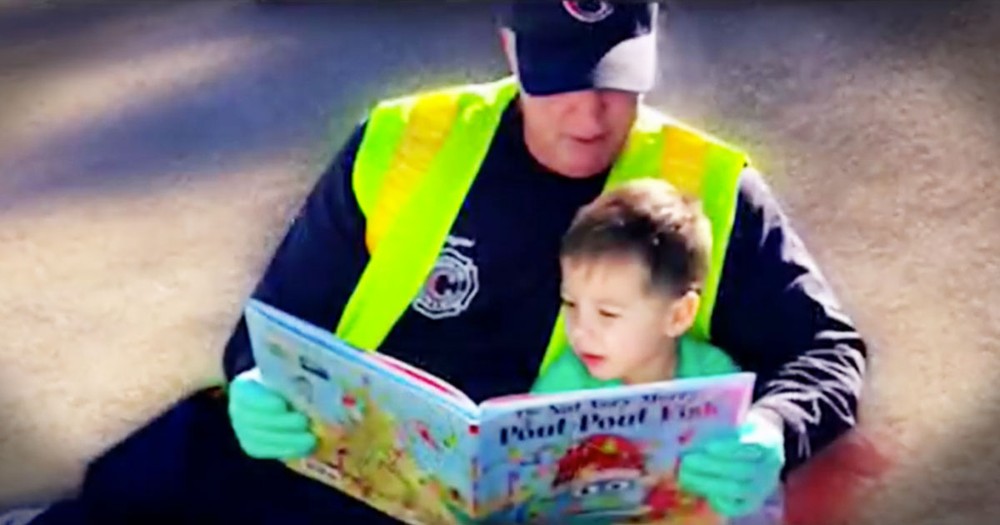 Firefighter's Act Of Kindness Is Going Viral For The Best Reasons