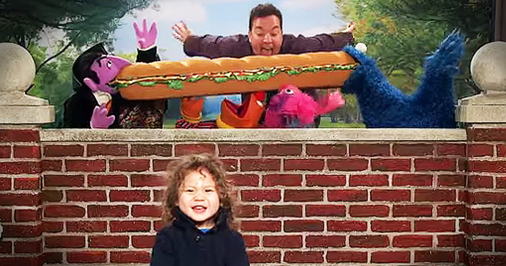Kid's Reactions To Sesame Street 'Photobomb' Made My Day!