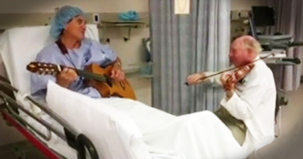 Surgeon Calms Patient's Nerves With Beautiful Instrumental Duet