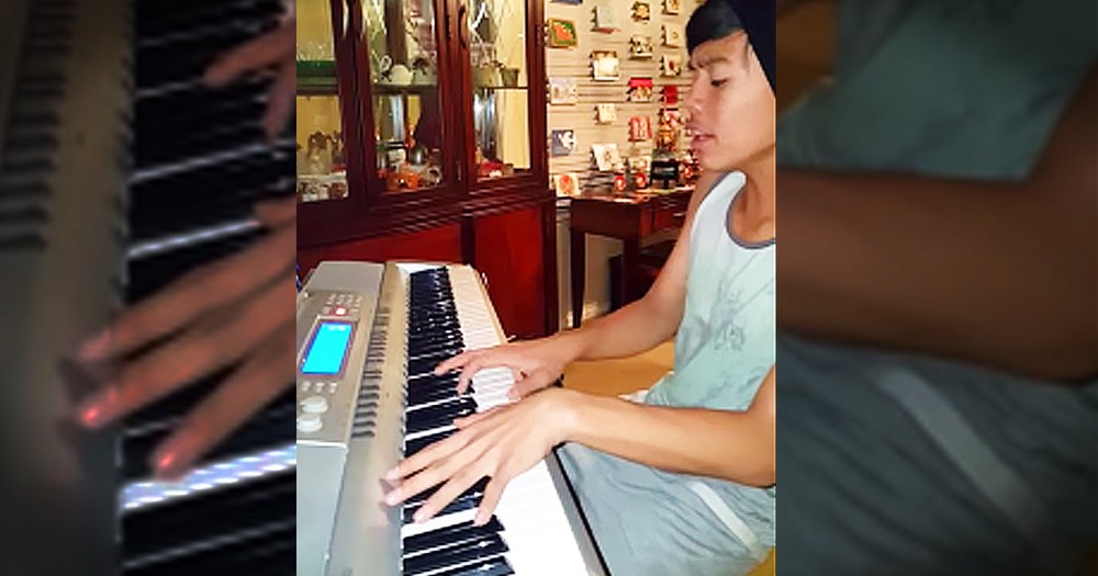 Boy's 'You Are So Beautiful' On Piano Will Move You