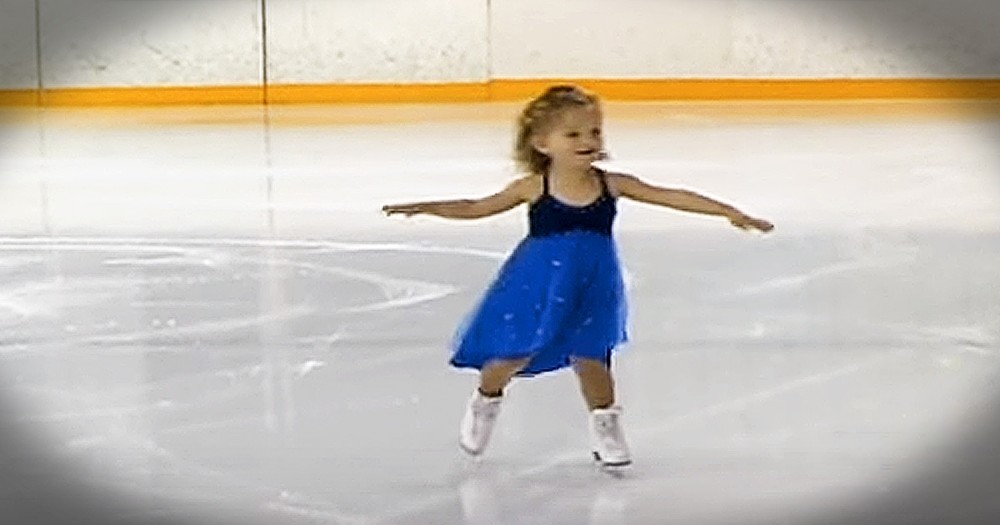 Tiny Ice Skater Will Make Your Day