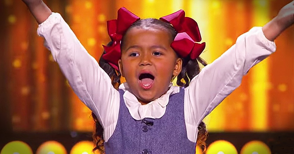 5-Year-Old Heavenly Joy Spreads Happiness With Upbeat Song And Dance