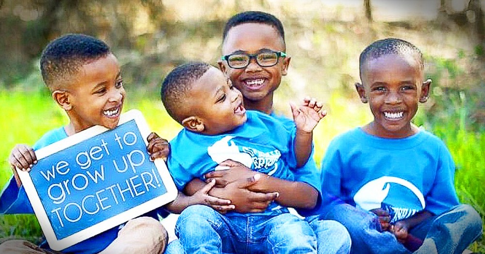 4 Brothers Adopted By 2 Different Families Will Warm Your Heart