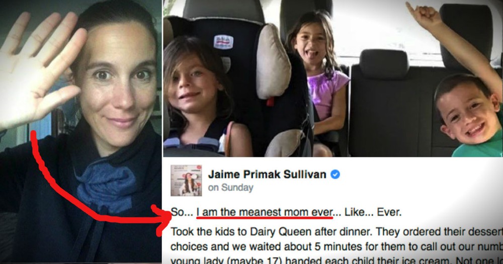 How The 'Meanest Mom Ever' Used Ice Cream To Teach Her Kids Respect