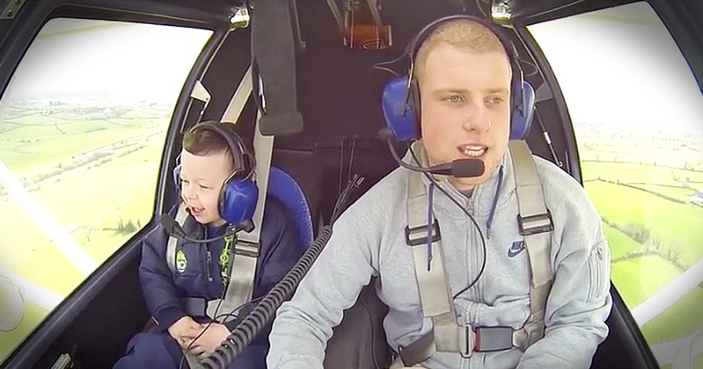 Pilot's Flight With His Little Brother Is Too Cute To Miss