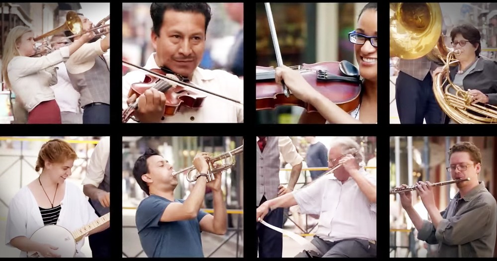 100 Strangers Play One Note And Join Together To Make A Song